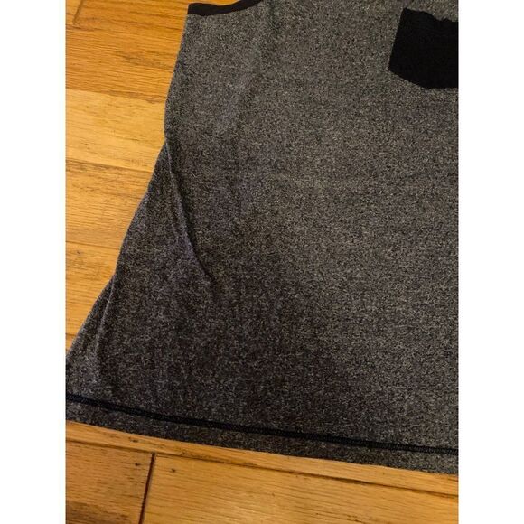 ASOS, women's grey racerback cotton tank top with front pocket size XS - Picture 3 of 8